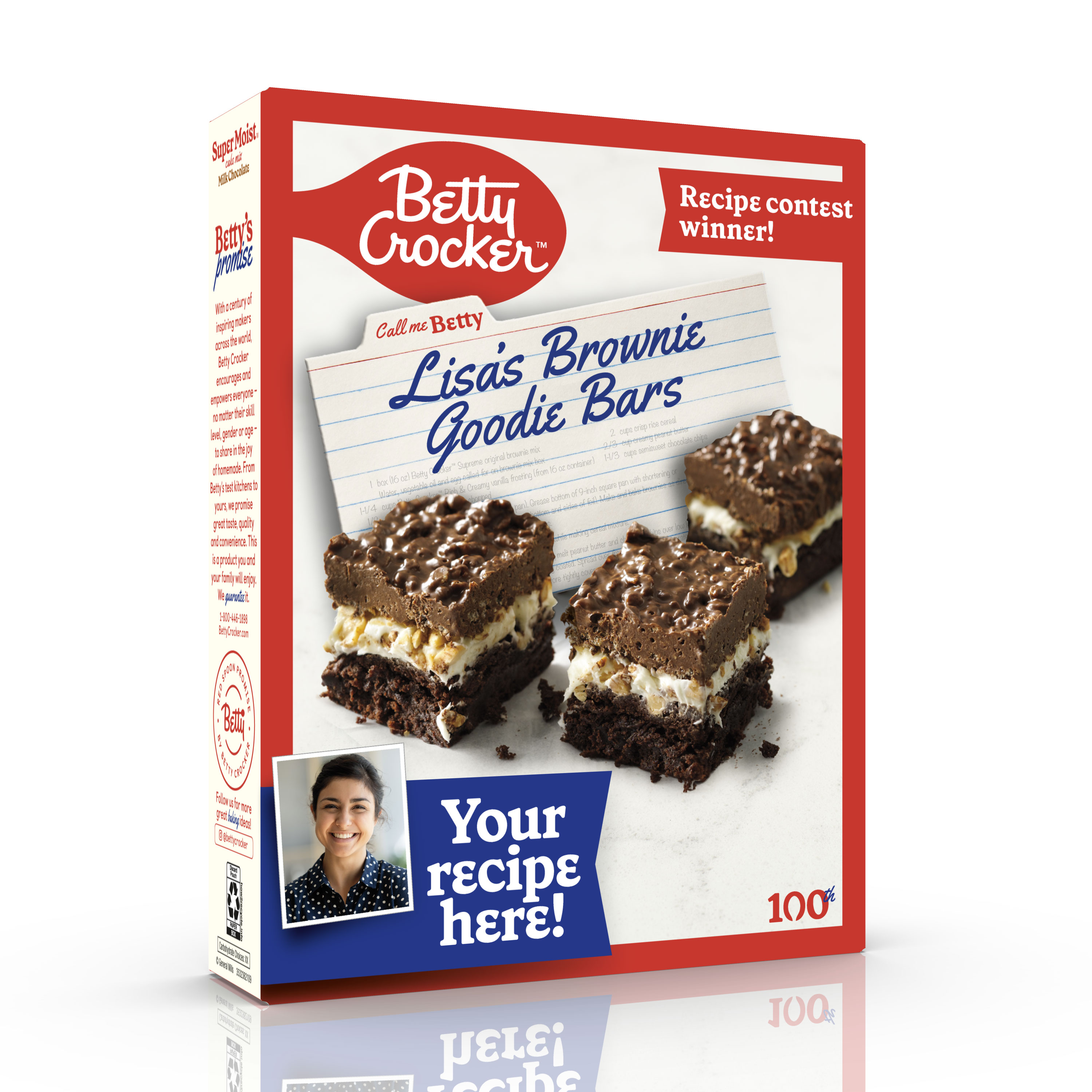 Betty Crocker customized box mock up